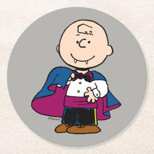 Dessous De Verre Rond cacahuètes   Count Charlie Brown