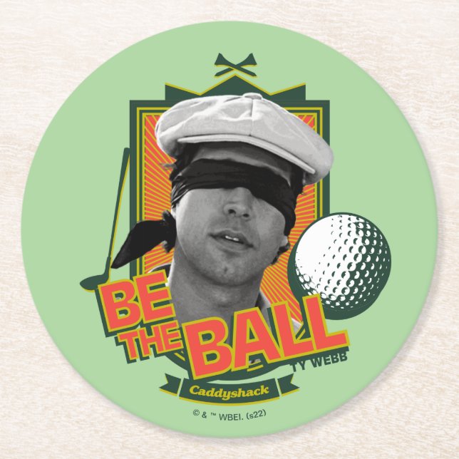 Dessous De Verre Rond Caddyshack | Soyez Le Boule (Devant)