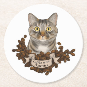 Dessous De Verre Rond Café avec du K Tpaw