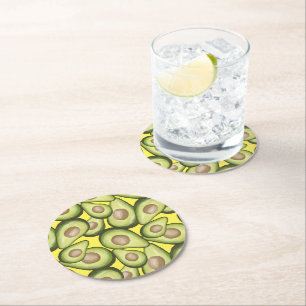 Dessous De Verre Rond Carré Motif gastronomique Vegan Cuisiné Cuisiné