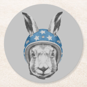Dessous De Verre Rond Casse-cou de lapin