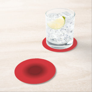 Dessous De Verre Rond Cellule de sang rouge