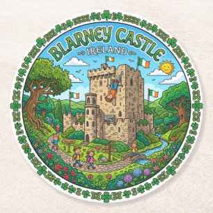 Dessous De Verre Rond Château de Blarney Irlande