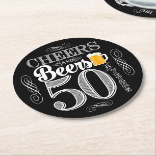 Dessous De Verre Rond Cheers et bières à 50 ans de dégustation de coaste
