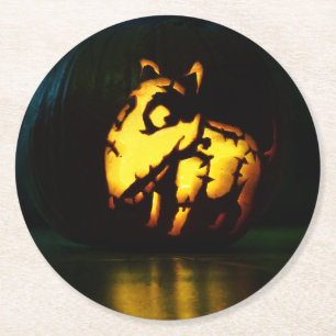Dessous De Verre Rond Citrouille Frankenweenie