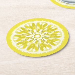 Dessous De Verre Rond Citrus
