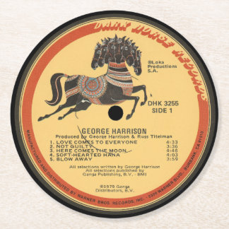 Dessous De Verre Rond Coasters - George Harrison