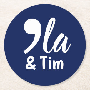 Dessous De Verre Rond Comma Kamala et Tim 2024