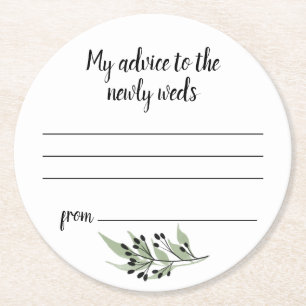 Dessous De Verre Rond Conseil Mariage blanc