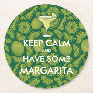 Dessous De Verre Rond Conserver le calme - Margarita