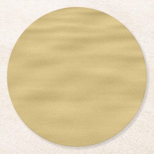 Dessous De Verre Rond Cool Sandy Beach Look