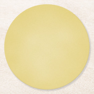 Dessous De Verre Rond Cool Tan Grainy Look