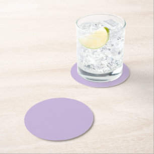 Dessous De Verre Rond Couleur de tendance - Dessous de verre de papier v