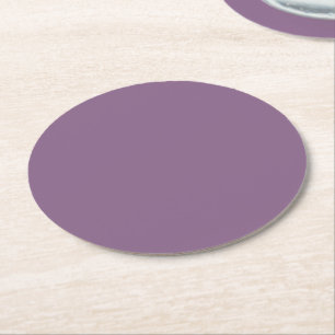 Dessous De Verre Rond Couleur solide