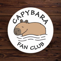 Cute Swimming Capybara Personnalisé