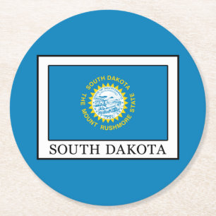 Dessous De Verre Rond Dakota du Sud