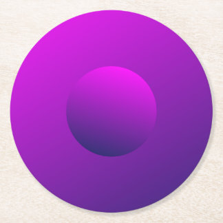 Dessous De Verre Rond Dégradé Violet