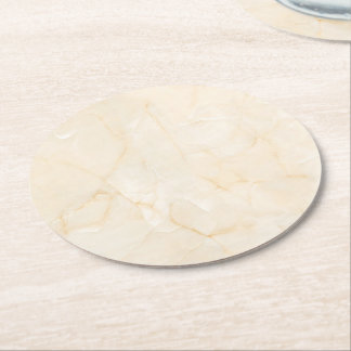 Dessous De Verre Rond Design élégant en marbre clair
