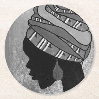 Dessous De Verre Rond Dessous de verre africains de beauté