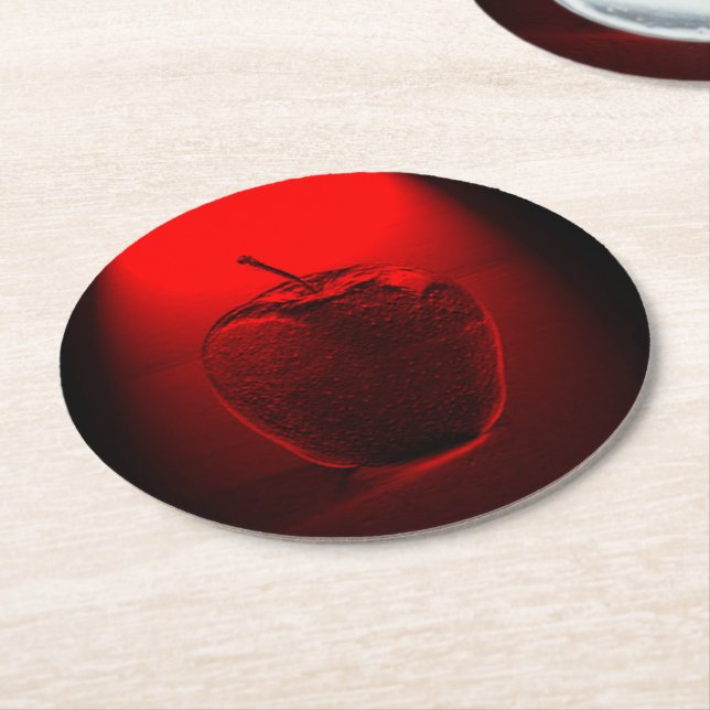 Dessous De Verre Rond Dessous de verre Apple cristallisé (Incliné)