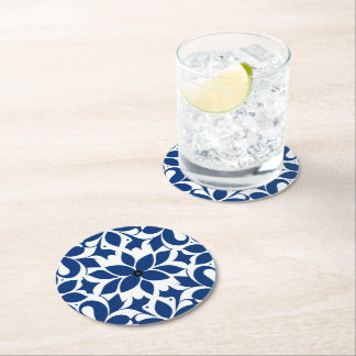 Dessous De Verre Rond Dessous de verre Bleus Cottage