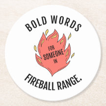 Dessous de verre D&D Fireball