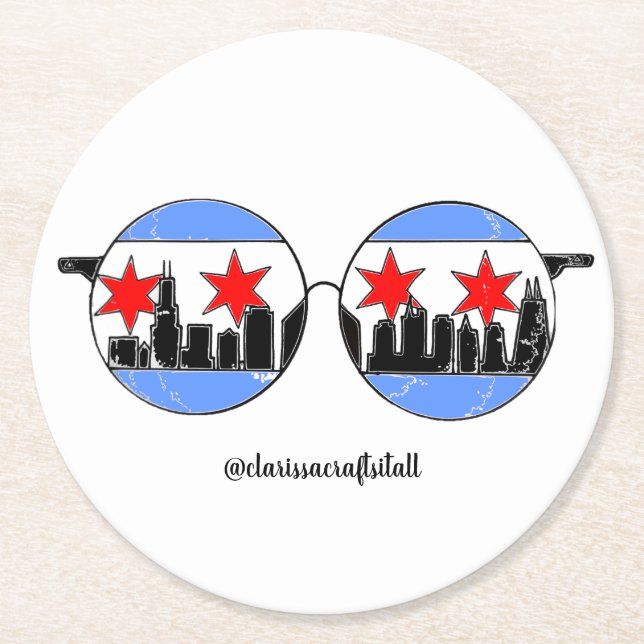 Dessous De Verre Rond dessous de verre de chicaGOggles (Devant)