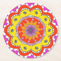 Dessous de verre de mandala