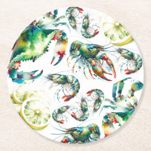 Dessous De Verre Rond Dessous de verre de papier rond à ébullition de fr