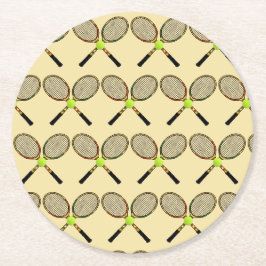 Dessous De Verre Rond Dessous de verre de tennis
