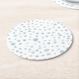 Dessous De Verre Rond Dessous de verre en papier Sky Confetti Watercolor