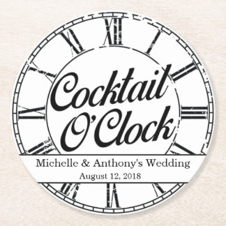 Dessous De Verre Rond Dessous de verre heure de cocktail