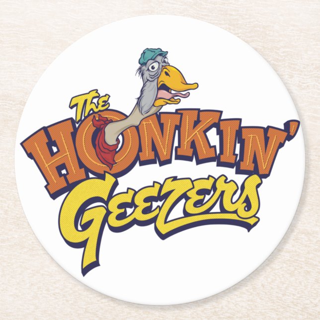Dessous De Verre Rond Dessous de verre Honkin' Geezers Bar (Devant)