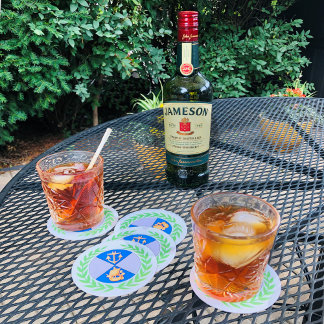 Dessous De Verre Rond Dessous de verre JFN Laurel