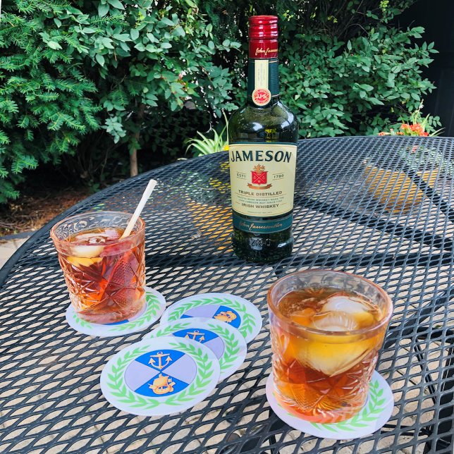 Dessous De Verre Rond Dessous de verre JFN Laurel (Créateur téléchargé)