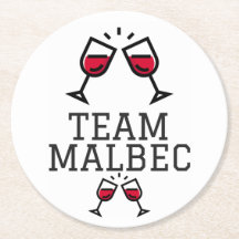 Dessous de verre malbec d'équipe