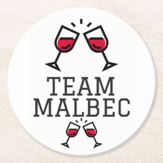 Dessous De Verre Rond Dessous de verre malbec d'équipe