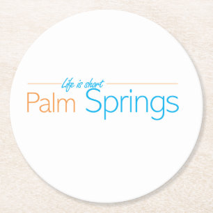 Dessous De Verre Rond Dessous de verre Palm Spring