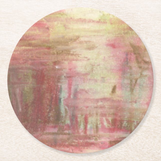 Dessous De Verre Rond Dessous de verre papier (Devant)