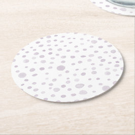 Dessous De Verre Rond Dessous de verre papier à points d'aquarelle Confe