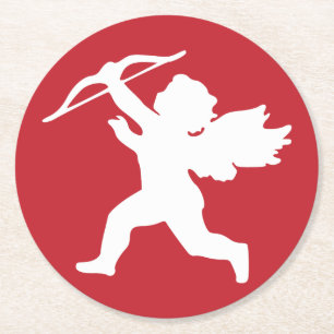 Dessous De Verre Rond Dessous de verre personnalisés Cupid Striks