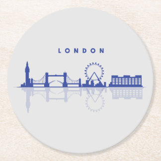 Dessous De Verre Rond Dessous de verre SKyline de Londres