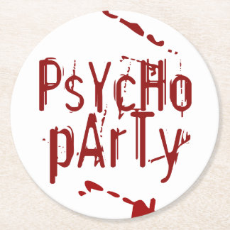 Dessous De Verre Rond Distributeurs de fête Psycho
