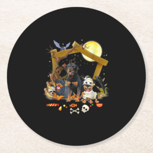Dessous De Verre Rond Dog Halloween Dog Halloween Poison