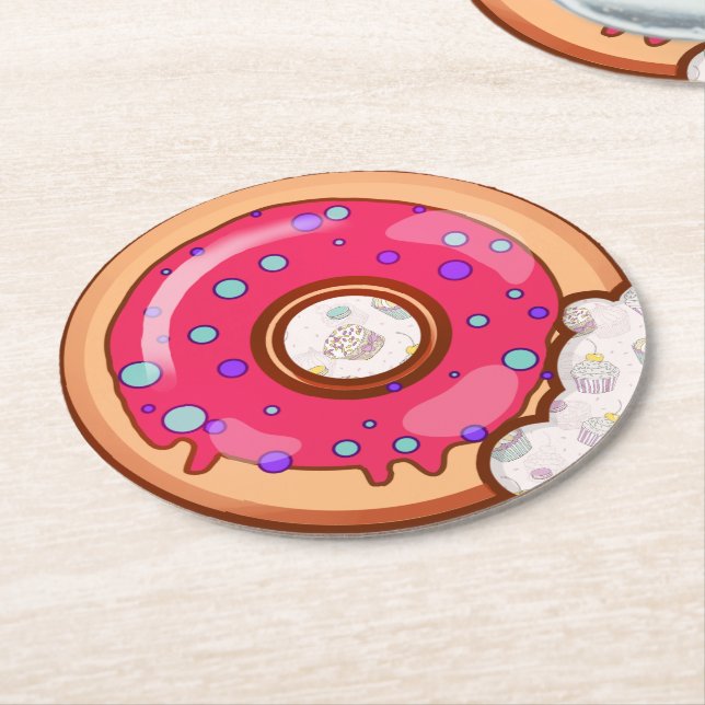Dessous De Verre Rond Donut (Incliné)