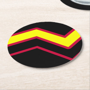 Dessous De Verre Rond Drapeau de fierté en caoutchouc / latex