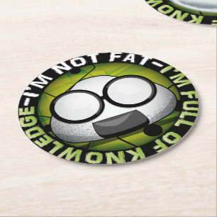 Dessous De Verre Rond Drôle riceball japonais