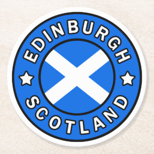 Dessous De Verre Rond Edimbourg Écosse