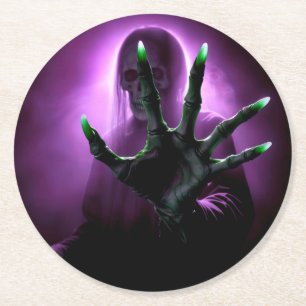 Dessous De Verre Rond Éffrayant Ghoul ! Dessous-de-verres