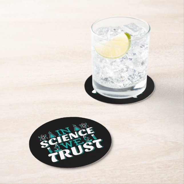 Dessous De Verre Rond En Science, nous faisons confiance Citation - Ense (En situation)